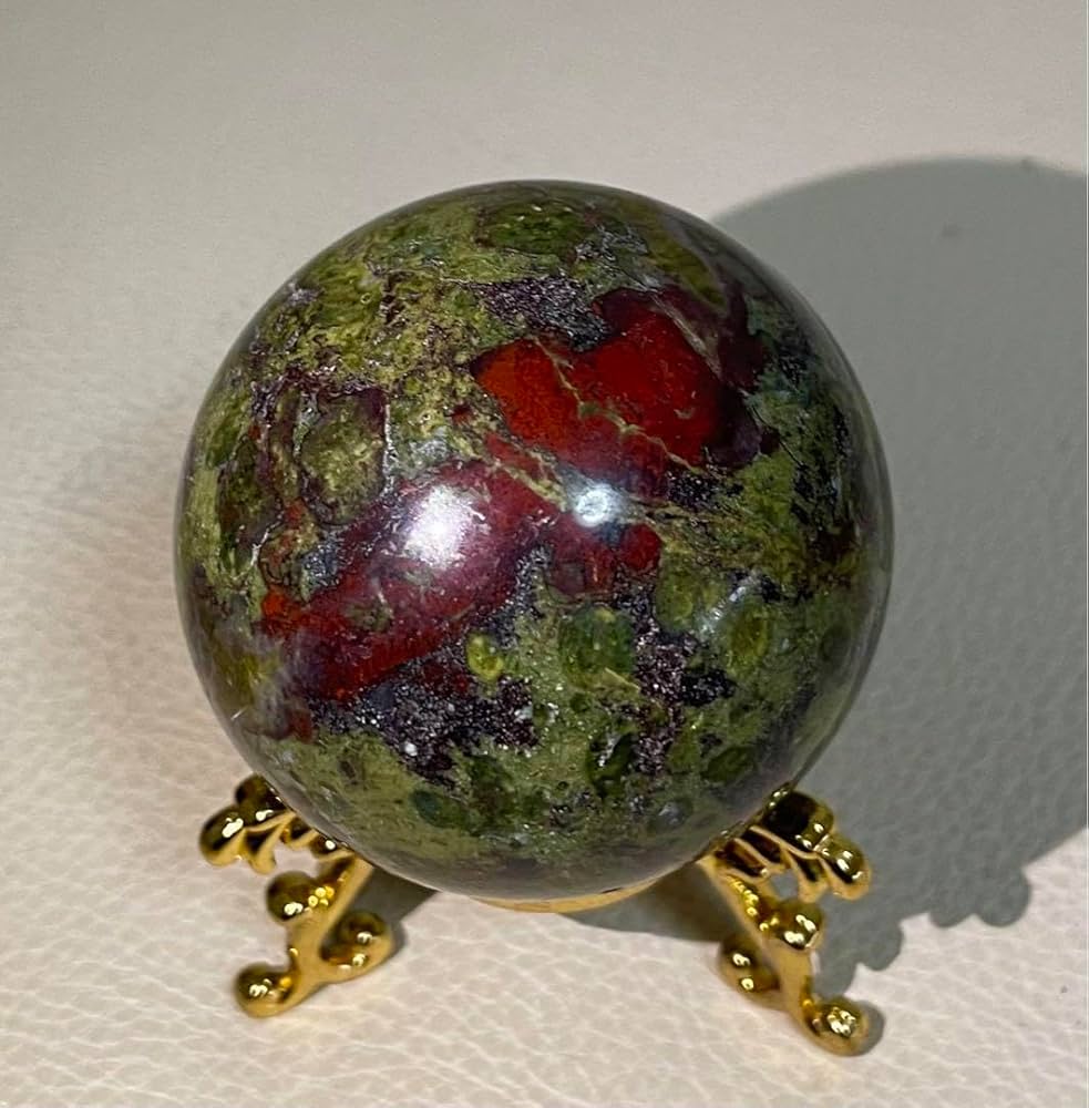 【一点もの】ドラゴンブラッドストーン　スフィア Amazon.co.jp: ドラゴンブラッドジャスパー 龍血石 スフィア